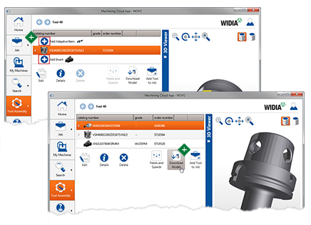 NOVO Tool Configurator Screenshots